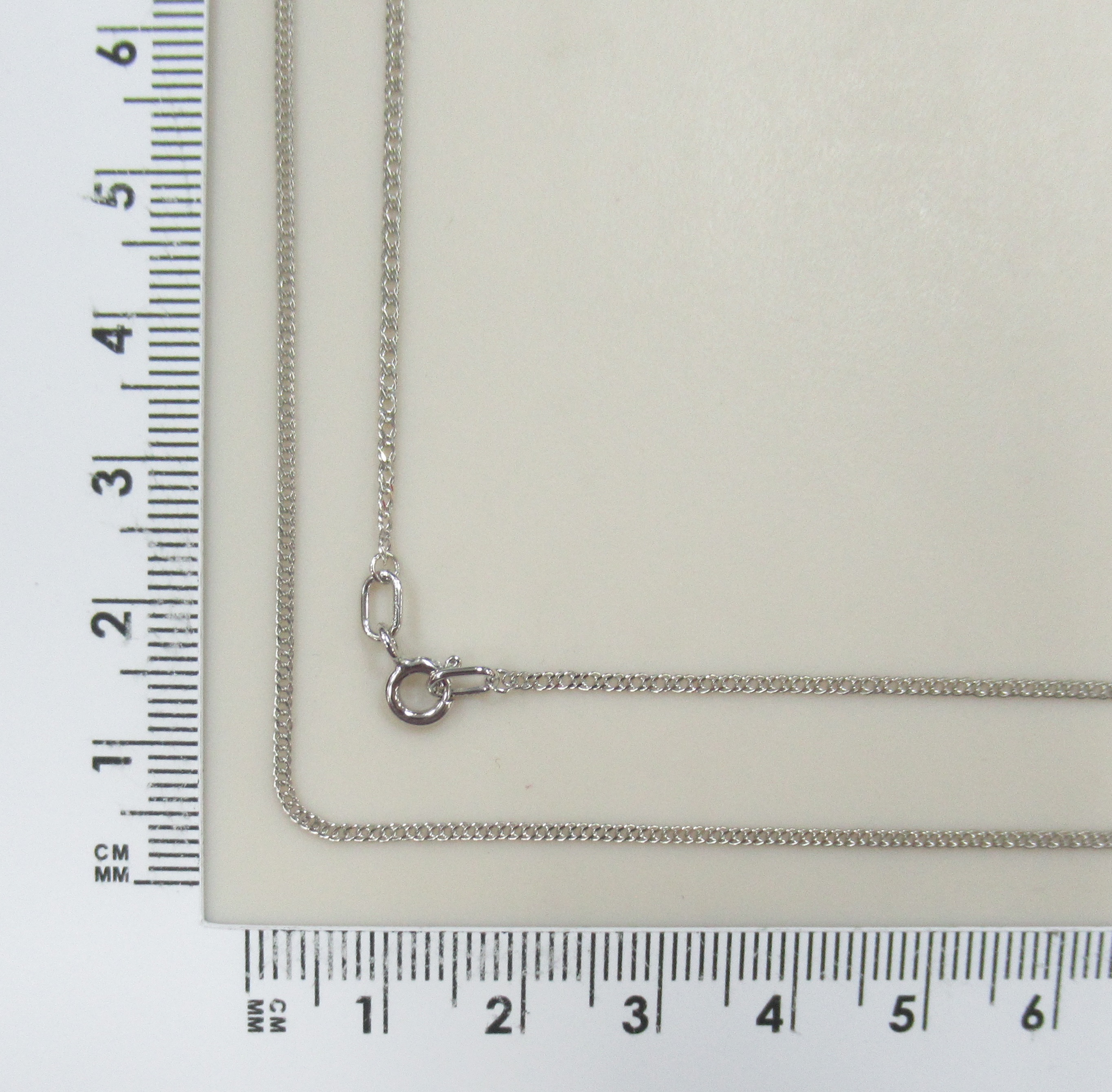 Серебряная цепь плетение "Двойной Ромб"